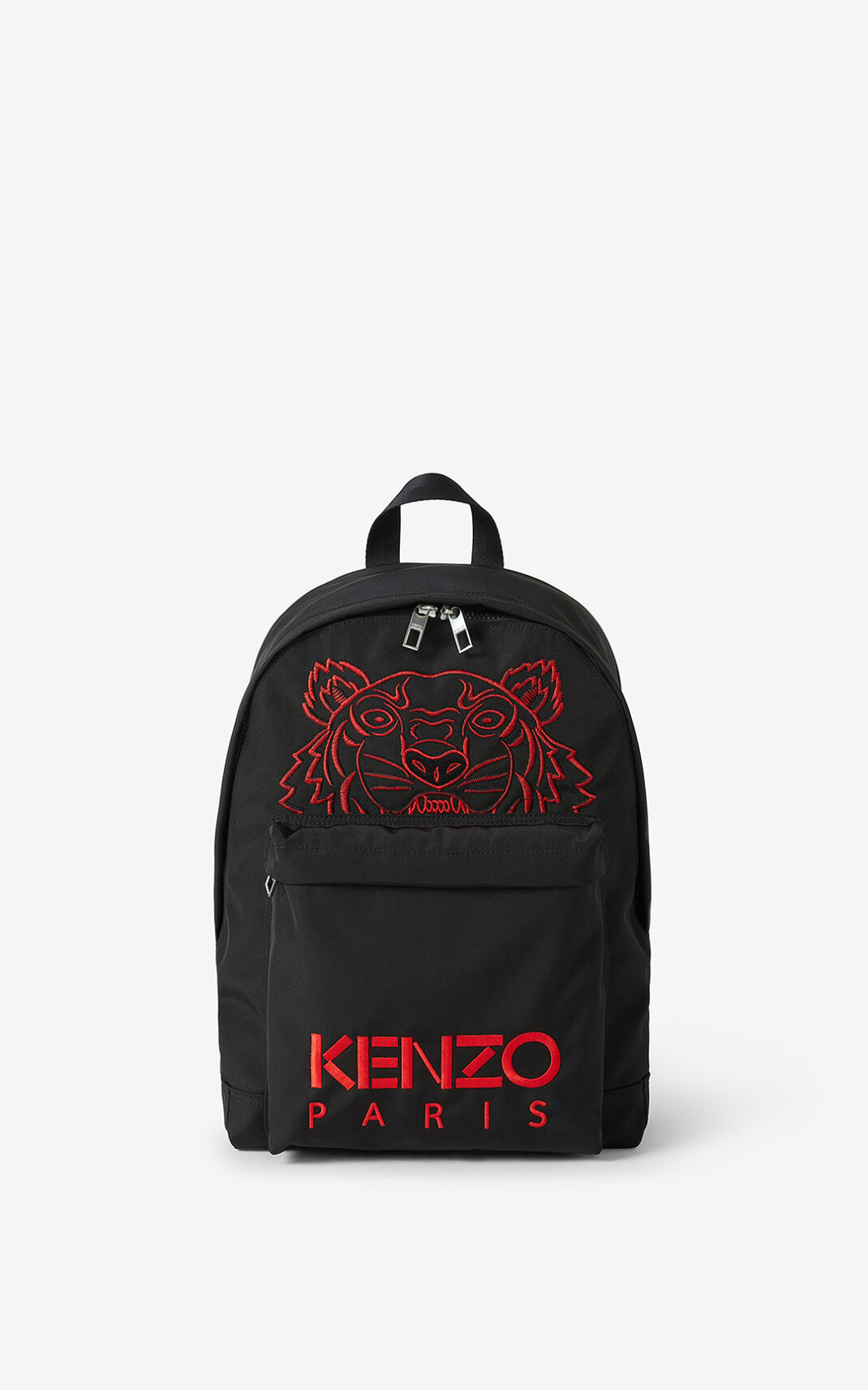 Kenzo Kampus Tiger Kanvas Sırt Çantası Bayan Siyah | 8047-LGOAV